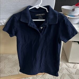 2 size 4-5 Crewcuts Navy Blue Kids Polo Shirt